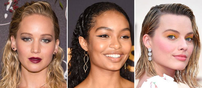 تصفيف الشعر للخلف