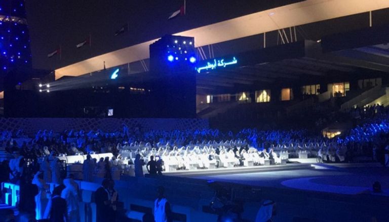 صورة من حفل الافتتاح  الشيخ محمد بن زايد آل نهيان