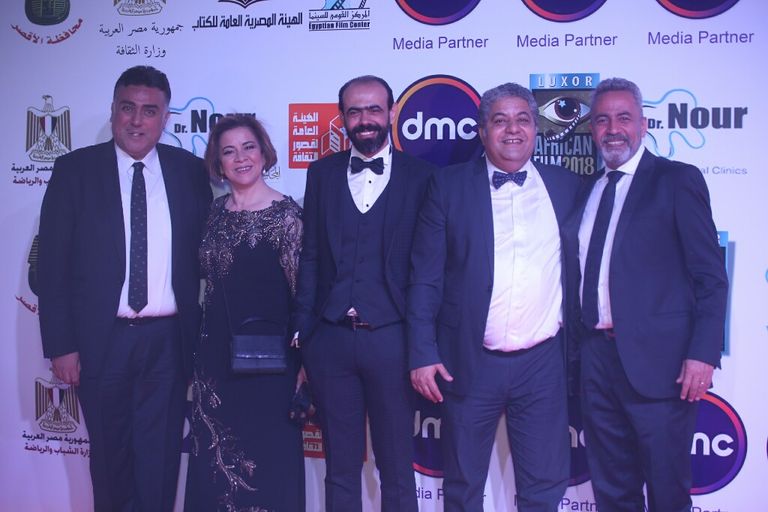 بعض الحضور في حفل افتتاح المهرجان