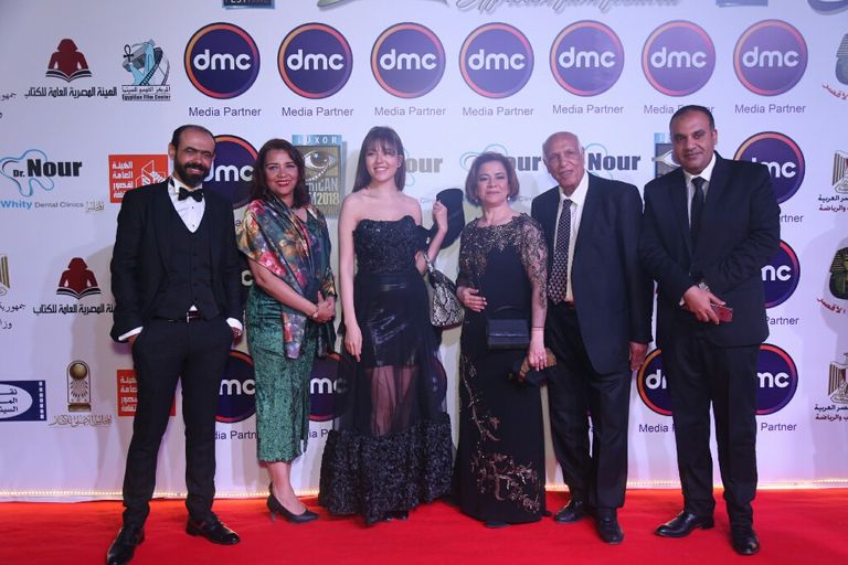 بعض الحضور في حفل افتتاح المهرجان