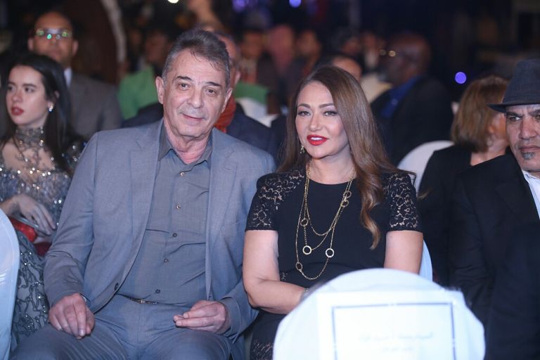 بعض الحضور في حفل افتتاح المهرجان