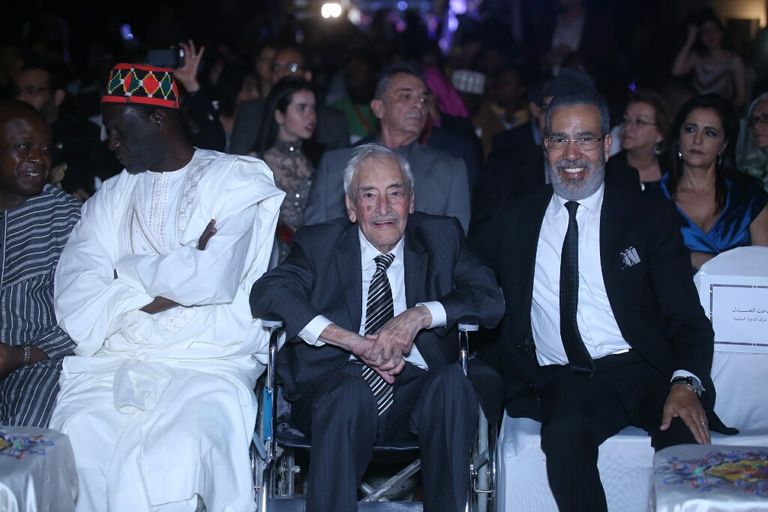 بعض الحضور في حفل افتتاح المهرجان