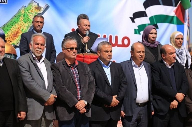 انطلاق تحضيرات مسيرات العودة