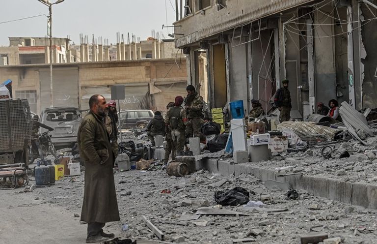 المتاجر والمنازل لم تسلم من عمليات النهب في عفرين- أ.ف.ب الجيش التركي والفصائل الموالية له ساروا على خطى التتار في عفرين- أ.ف.ب