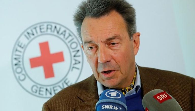بيتر ماورير رئيس اللجنة الدولية للصليب الأحمر- رويترز
