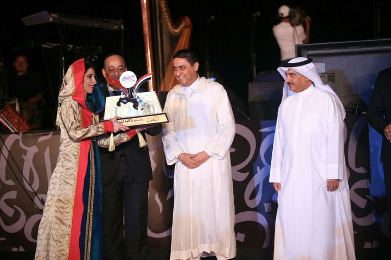 منير يشعل حفل تسليم الشعلة