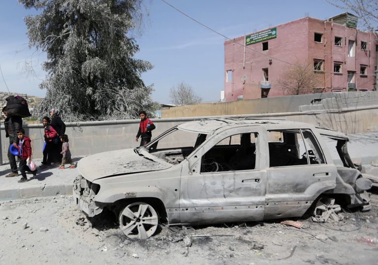 دخول القوات التركية لمدينة عفرين - رويترز