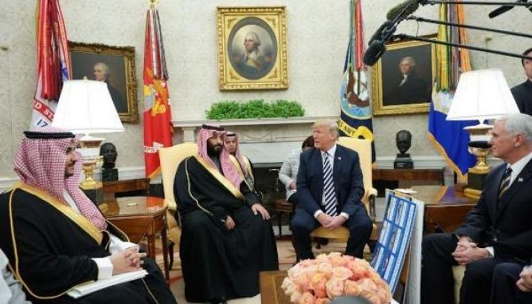 ولي العهد السعودي والرئيس الأمريكي 