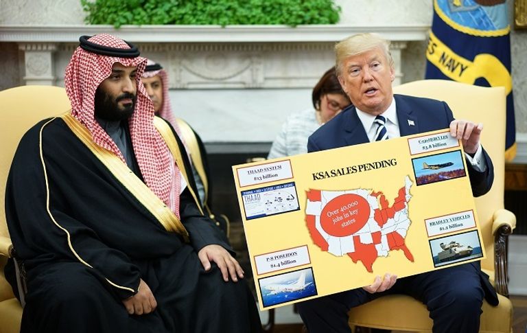 لقاء ترامب وولي العهد السعودي الأمير محمد بن سلمان لقاء ترامب وولي العهد السعودي الأمير محمد بن سلمان