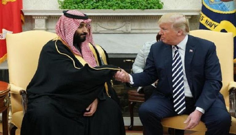 الأمير محمد بن سلمان والرئيس دونالد ترامب في البيت الأبيض