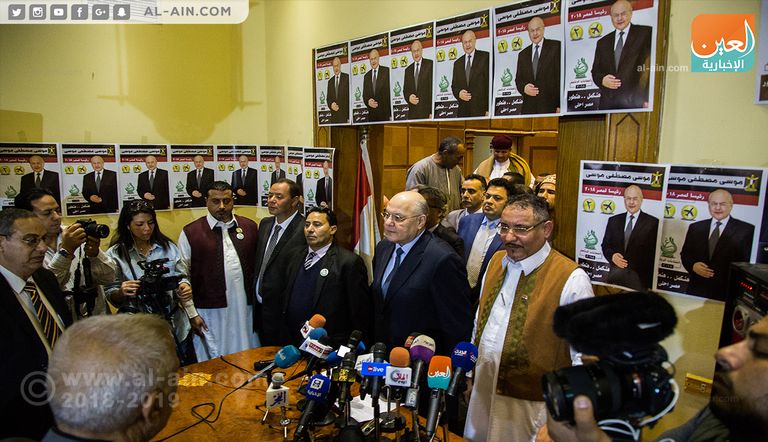 جانب من مؤتمر المرشح الرئاسي موسى مصطفى موسى