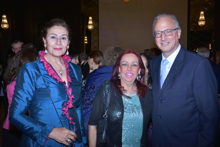 مشتاق علي شاه سفير باكستان في القاهرة وحرمه