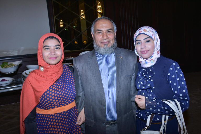 مشتاق علي شاه سفير باكستان في القاهرة وحرمه