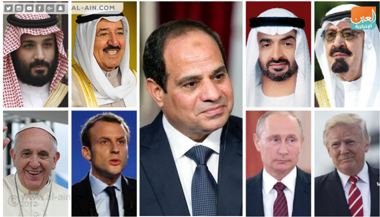 الرئيس المصري عبد الفتاح السيسي يحصد ثقة زعماء العالم