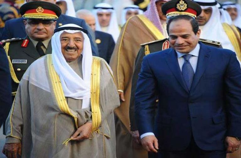 أمير الكويت الشيخ صباح الأحمد والرئيس السيسي الرئيس المصري عبد الفتاح السيسي يحصد ثقة زعماء العالم