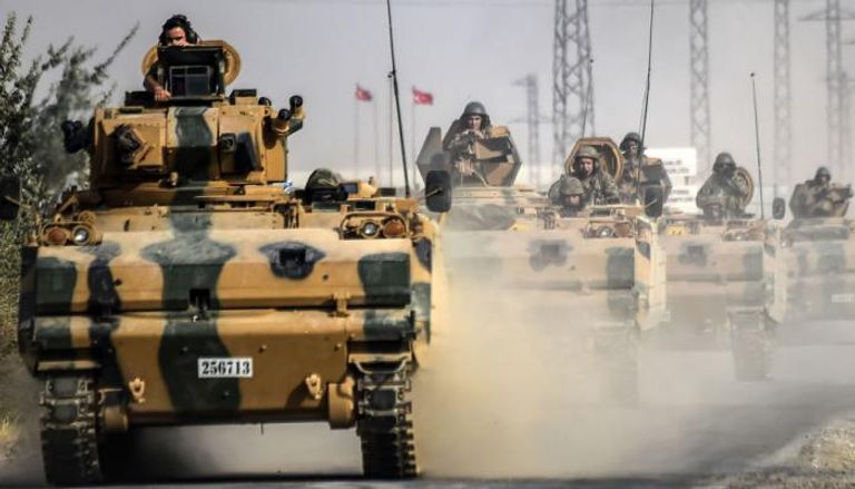 آليات عسكرية تركية في شمال سوريا- أرشيفية
