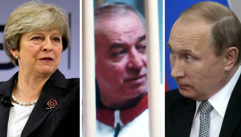 بوتين والجاسوس الروسي سكريبال وماي