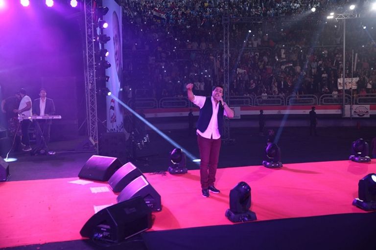 حكيم في حفل استاد القاهرة