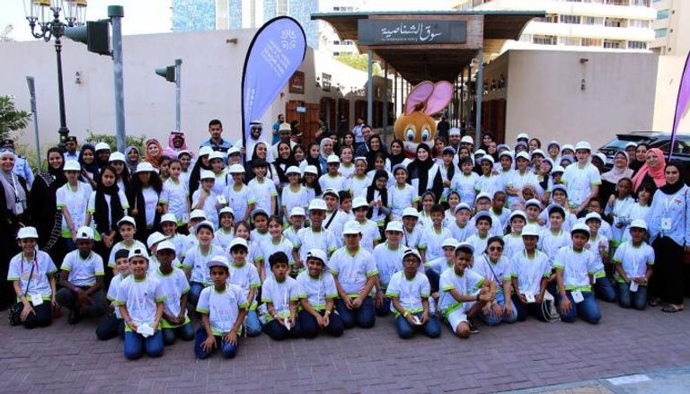 الوفود العربية المشاركة في ملتقى الشارقة للأطفال العرب