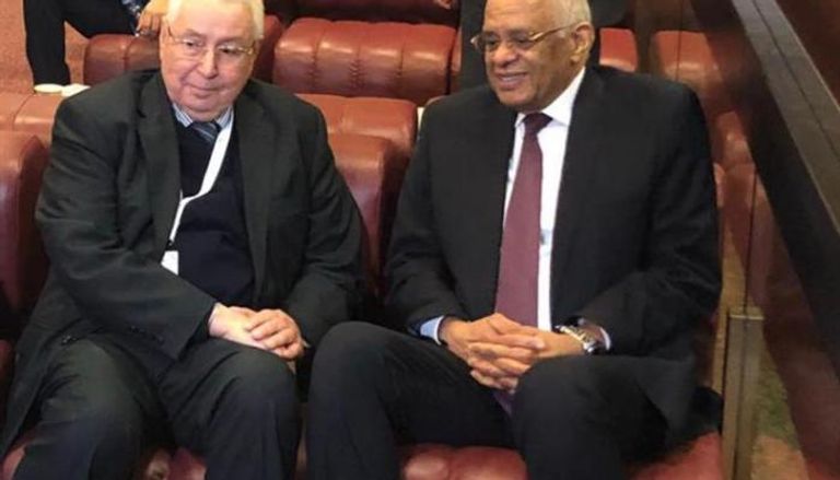 لقاء بين رئيس مجلس الأمة الجزائري ورئيس مجلس النواب المصري
