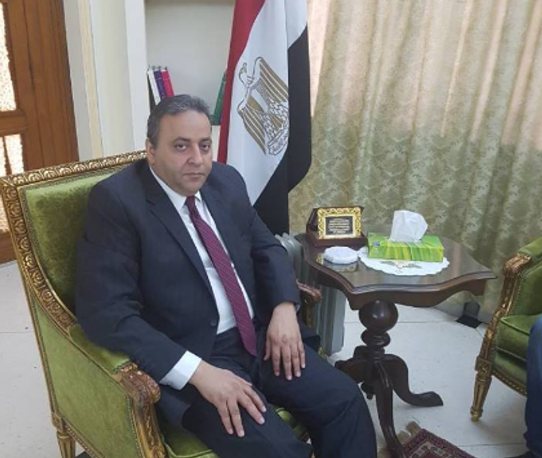 سفير مصر بالجزائر عمر أبو العيش لقاء بين رئيس مجلس الأمة الجزائري ورئيس مجلس النواب المصري