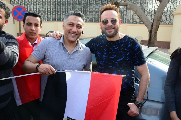 مصطفى قمر في دائرته الانتخابية