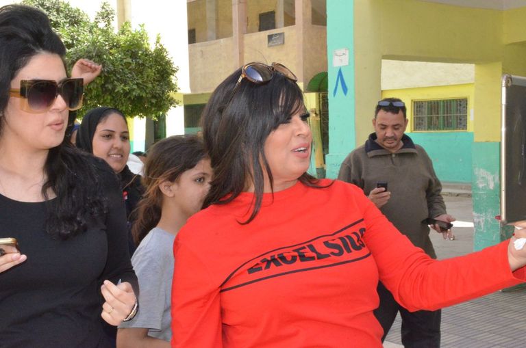 فيفي عبده في لجنة الانتخابات