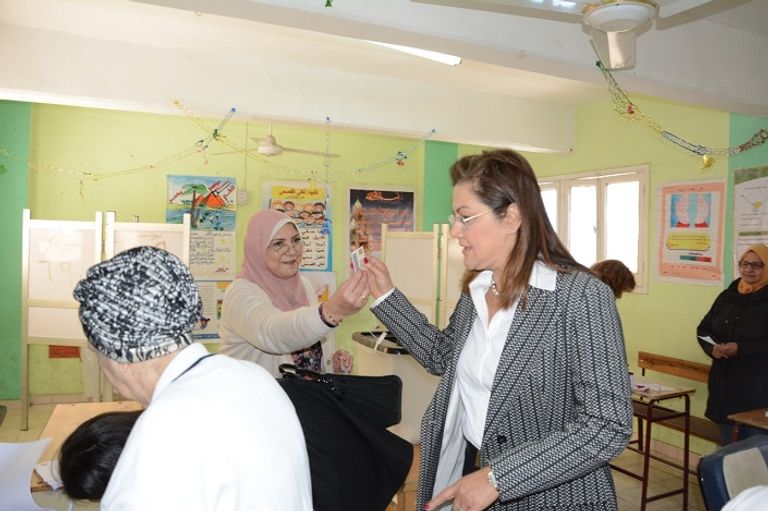 المصريون يصوتون في الانتخابات الرئاسية