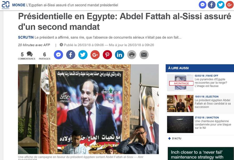 وسائل إعلام فرنسية: 60 مليون مصري مدعون لانتخاب رجل مصر القوي