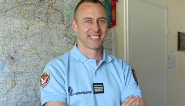 الضابط الفرنسي أرنو بلترام- أرشيفية جانب من ندوة منتدى باريس للسلام والتنمية