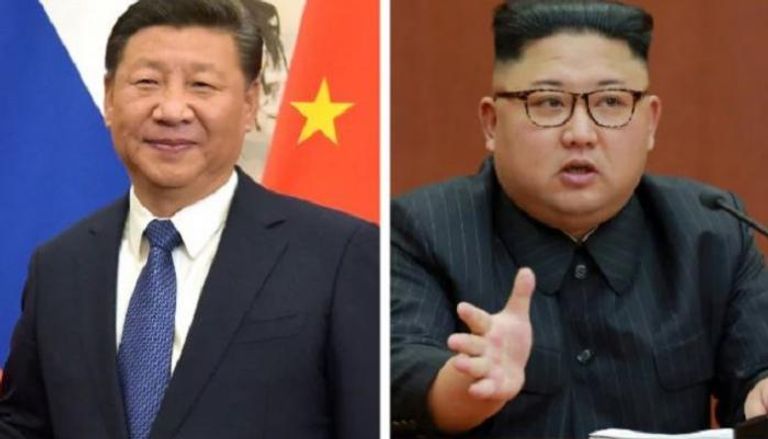 زعيـم كوريا الشمالية والرئيس الصيني