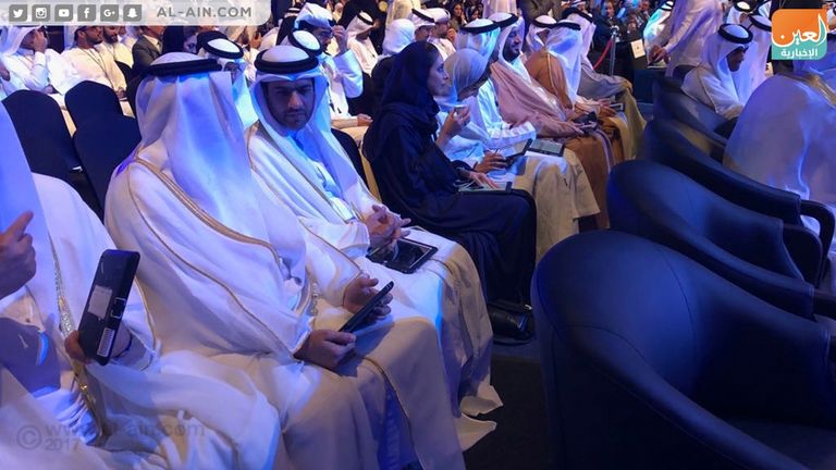 الشيخ الدكتور سلطان بن محمد القاسمي خلال كلمته بالمنتدى 