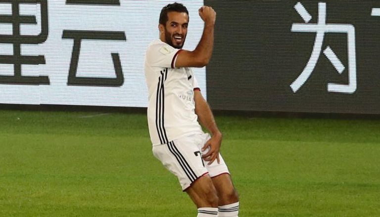 علي مبخوت لاعب الجزيرة الإماراتي