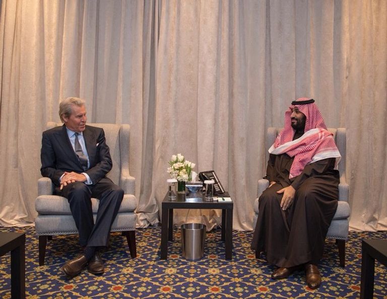 محمد بن سلمان خلال اللقاء