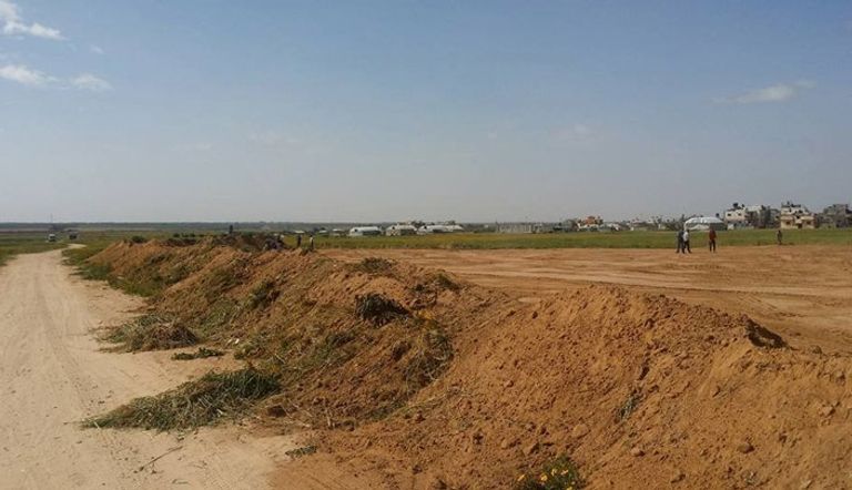 المنطقة الحدودية بين غزة وإسرائيل