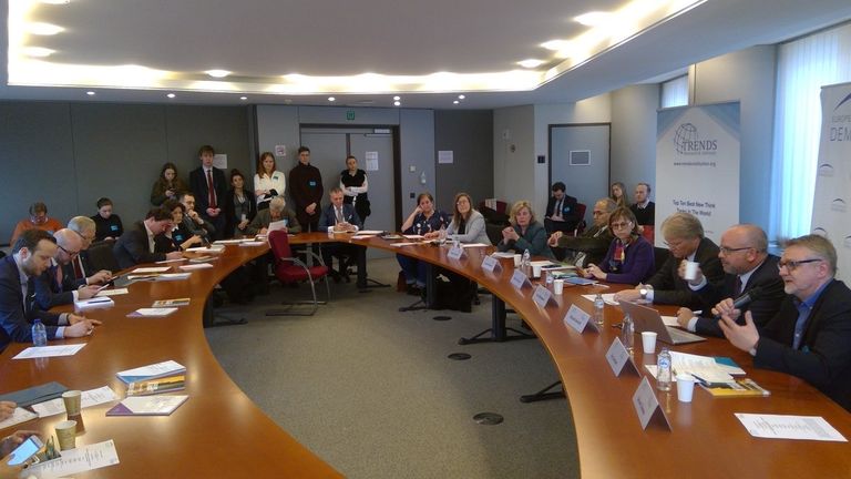 جانب من الندوة فكر الإخوان انتشر في أوروبا تحت اسم حرية التعبير والحرية الدينية