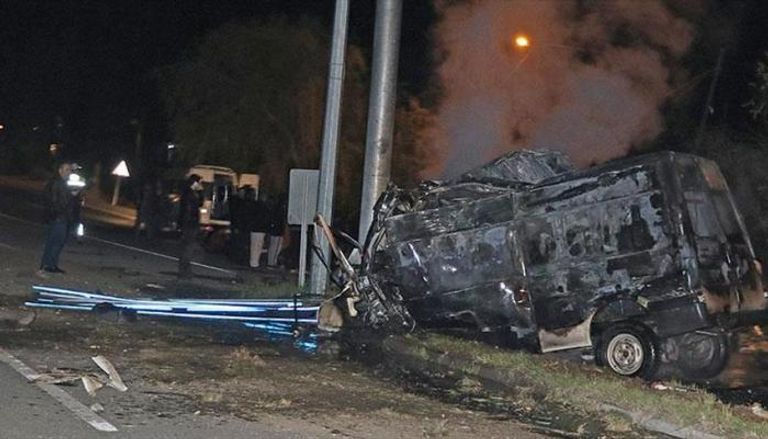 صورة للحادث نقلا عن وسائل إعلام تركية