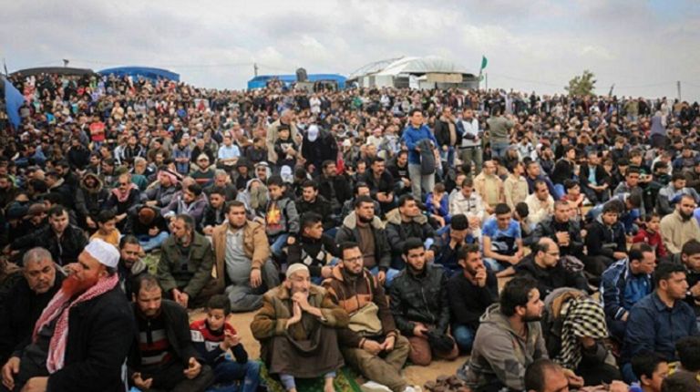 مسيرات العودة في غزة