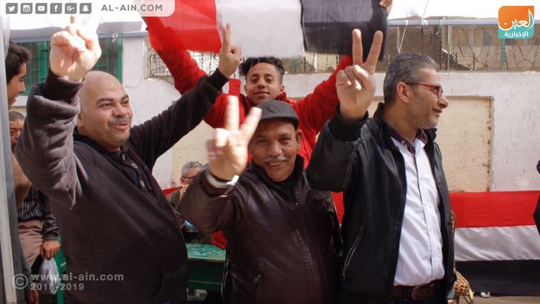 المصريون حرصوا على الإدلاء بأصواتهم في الانتخابات الرئاسية الرئيس السيسي في لقاء سابق مع بوتين - أرشيفية