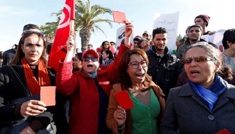 احتجاجات في تونس على زيادة الأسعار- أرشيف رويترز