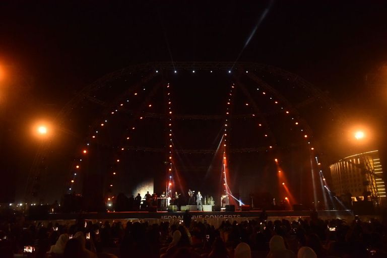 الفنان المصري تامر حسني في جدة