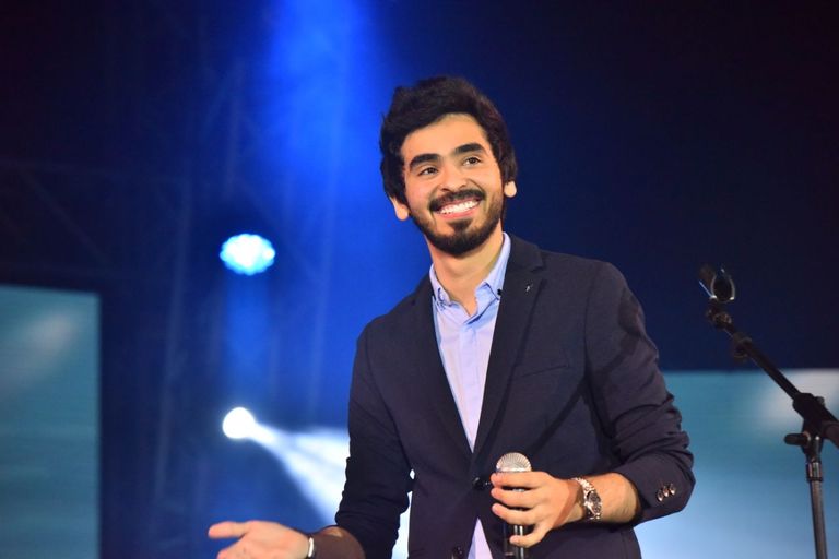 الفنان المصري تامر حسني في جدة