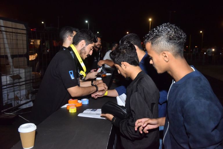 الفنان المصري تامر حسني في جدة