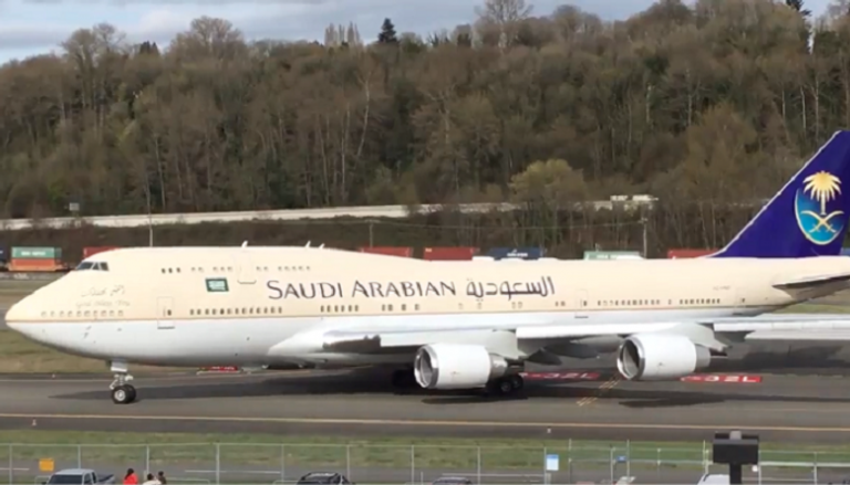 طائرة ولي العهد السعودي في مطار سياتل