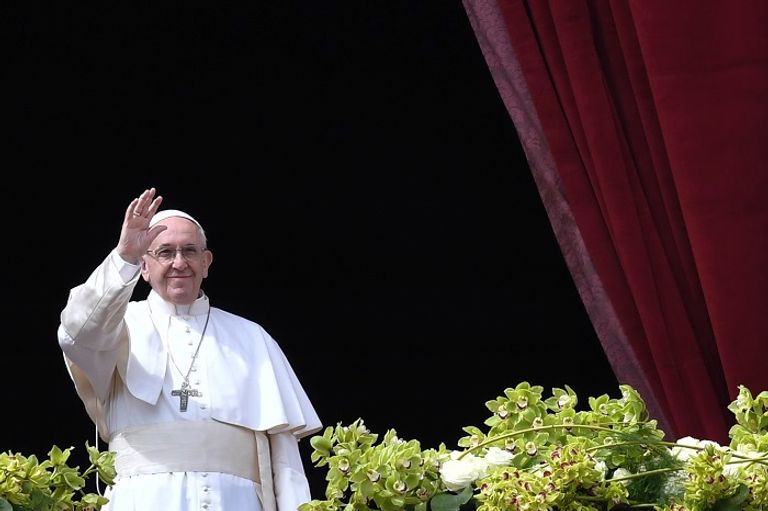 بابا الفاتيكان خلال القداس- أ.ف.ب بابا الفاتيكان خلال القداس- أ.ف.ب