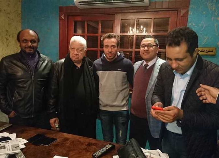 مرتضى منصور - محمد عنتر محمد عنتر لاعب الزمالك