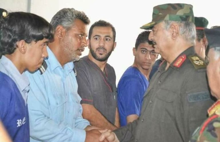 القائد العام للقوات المسلحة الليبية المشير خليفة حفتر