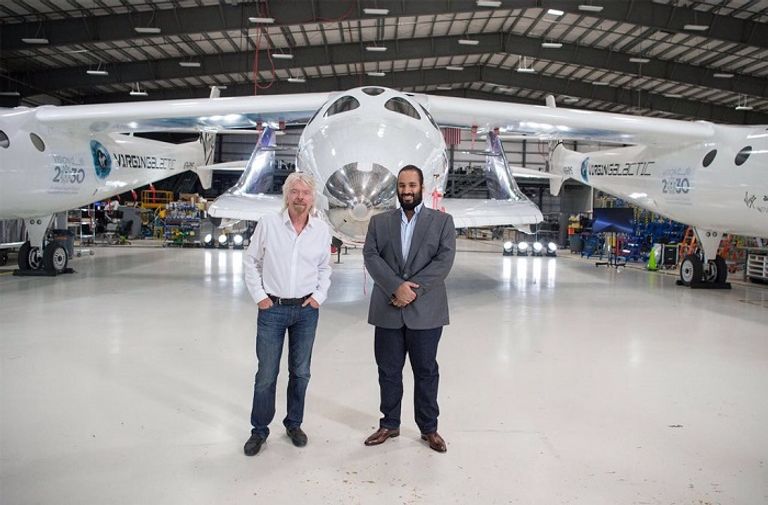 محمد بن سلمان خلال الزيارة