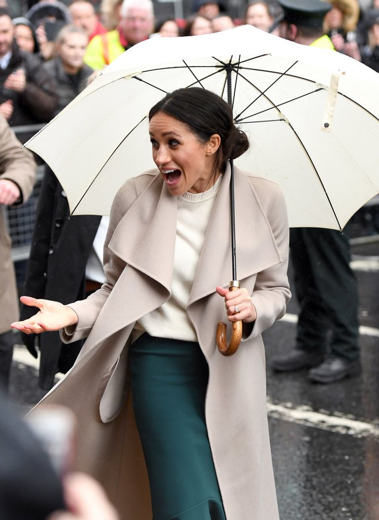 ميجان ماركل  ابن شقيق ميجان ووالدته خلال المداخلة