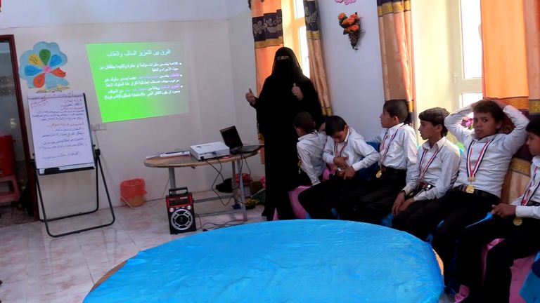 برامج تأهيل مستمرة للأطفال المجندين تأهيل الأطفال المجندين برعاية مركز الملك سلمان في مأرب